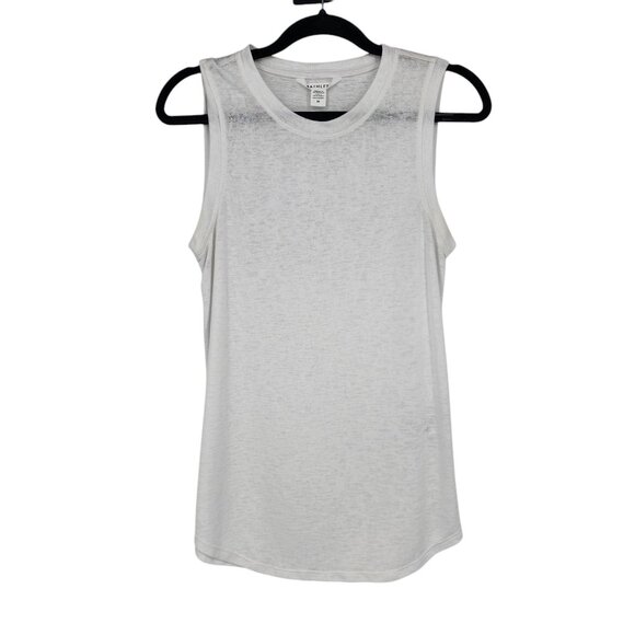Athleta White Sleeveless Tank Top M TENCEL Modal & Polyester Blend - Picture 1 of 4
